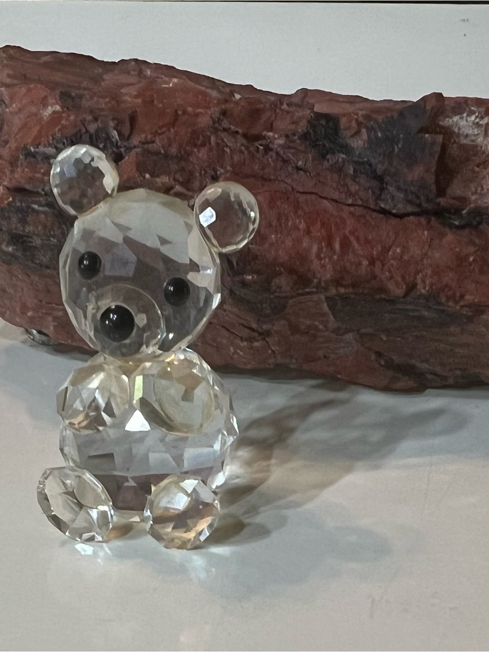 Swarovski Clear Crystal Teddy Bear Figurine